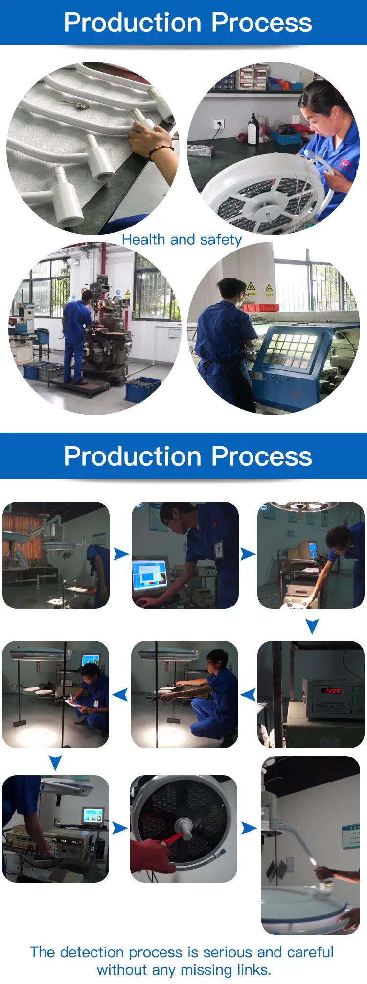 3800K 4300K 5000K Hospital Surgical Ceiling Ot LED Light with Endo