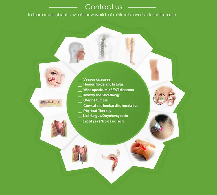 980nm Ent Laser for Endo Nasalsurgery Stenosis & Synechia Ent Ear Nose Throat Laser Device