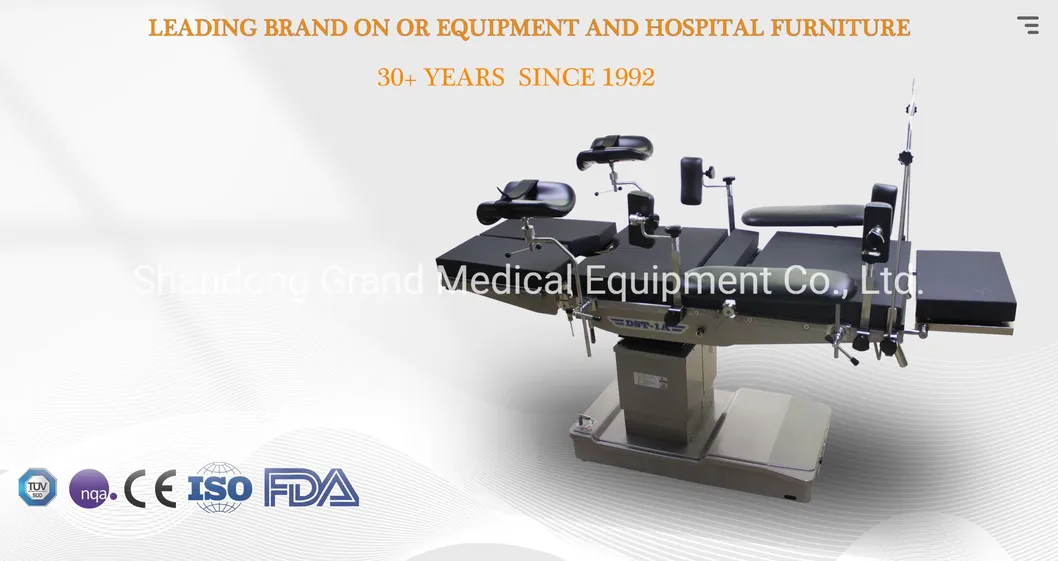 Advanced Electric Operating Table Mobile Operating Bed Surgery Table Supplier for Hospital Medical Surgical Opeation Room Ot Theatre Equipment