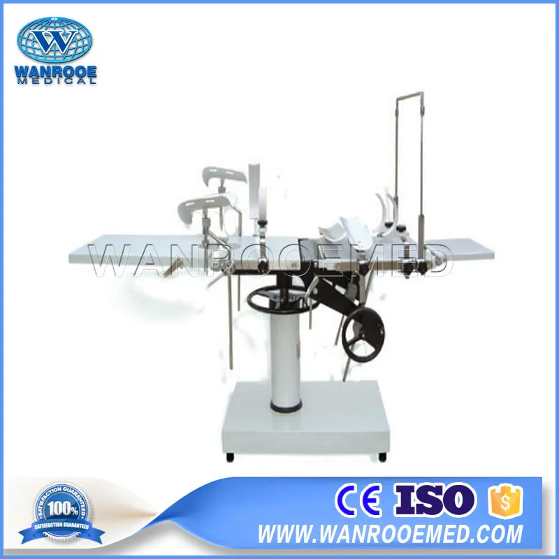 Aot101 Medical Equipment Fluoroscopic Manual Hospital Surgical Operating Theatre Table