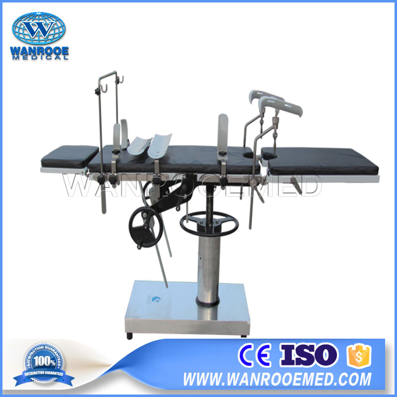 Aot101 Medical Equipment Fluoroscopic Manual Hospital Surgical Operating Theatre Table