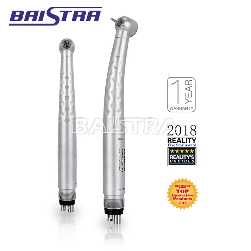 Baistra Supplies Standard Head Push Button Triple Water Spray Dental High Speed LED Handpiece