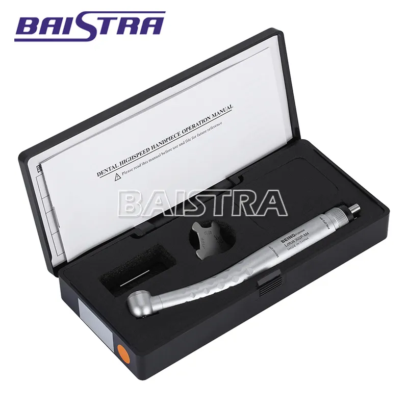 Baistra Supplies Standard Head Push Button Triple Water Spray Dental High Speed LED Handpiece