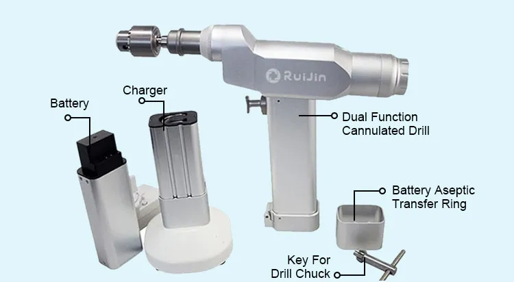 Battery Operated Orthopedic Surgical Cannuated Drill for K-Wire Surgery (ND-2011)