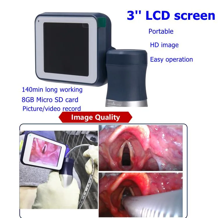 Besdata Diagnostic Flexible Macintosh Blade C Mac Metal Handle Video Laryngoscope for Mcgrath Video Laryngoscope Replacement