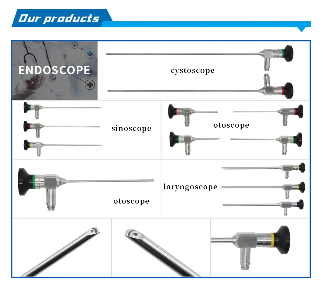 Best Sales Popular Urology Cystoscope 30m Degree 70 Degree Rigid Endoscope Diameter 4mm Surgical Instruments