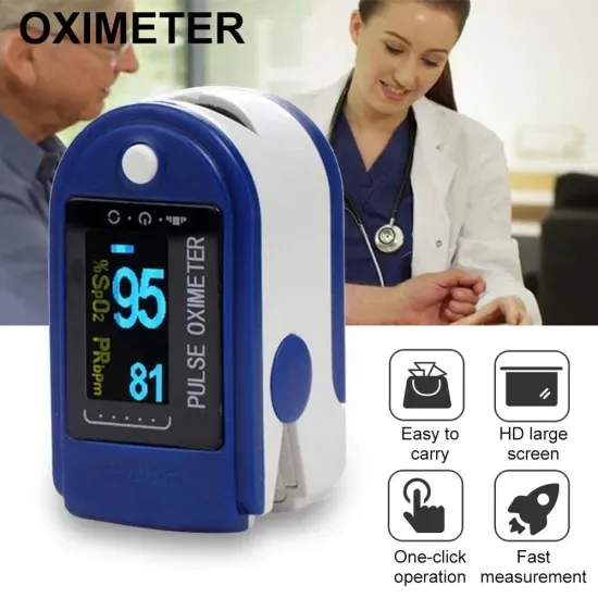 Blood Oxygen Saturation Monitor OLED Display Digital Handheld SpO2 Fingertip Pulse Oximeter