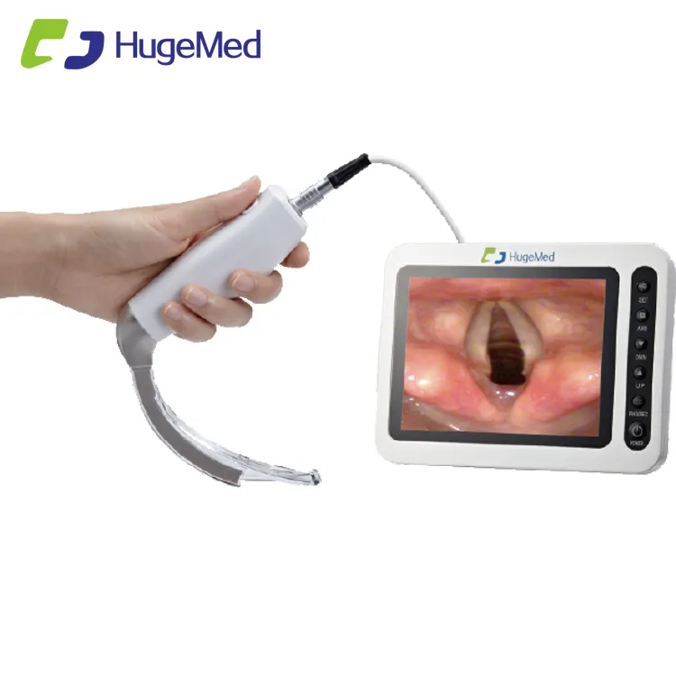 Ce Us FDA Hugemed Reusable Medical Video Endoscope Helpful for Intubation in ICU