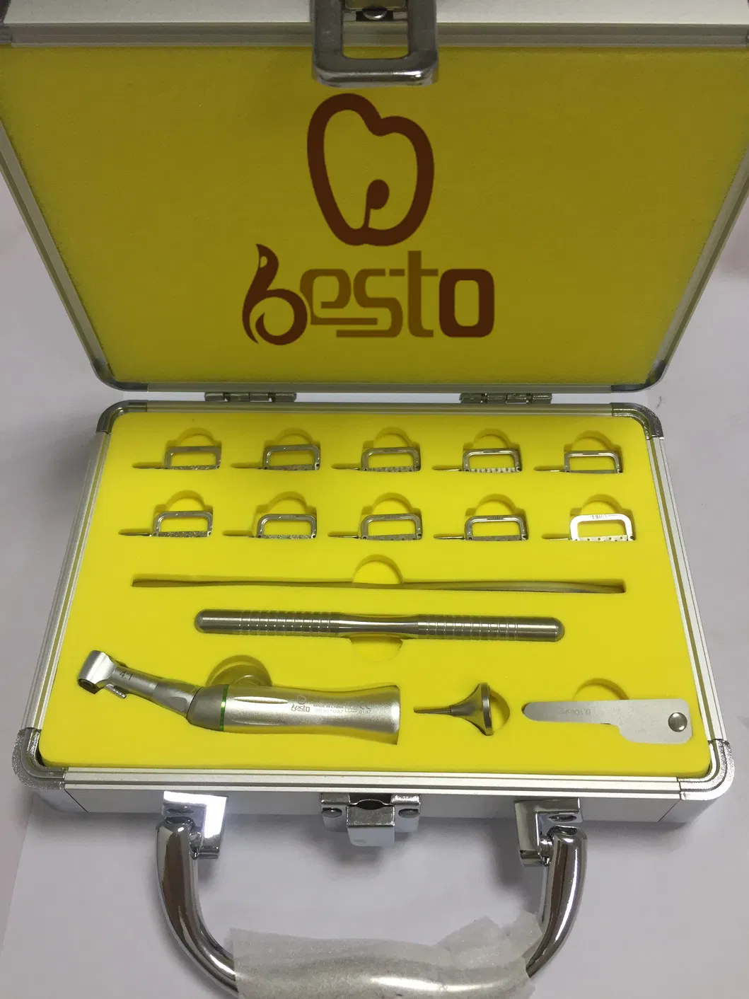 Dental 4: 1 Reciprocating Reduction Ipr System Kit Contra Angle Handpiece with External Spray