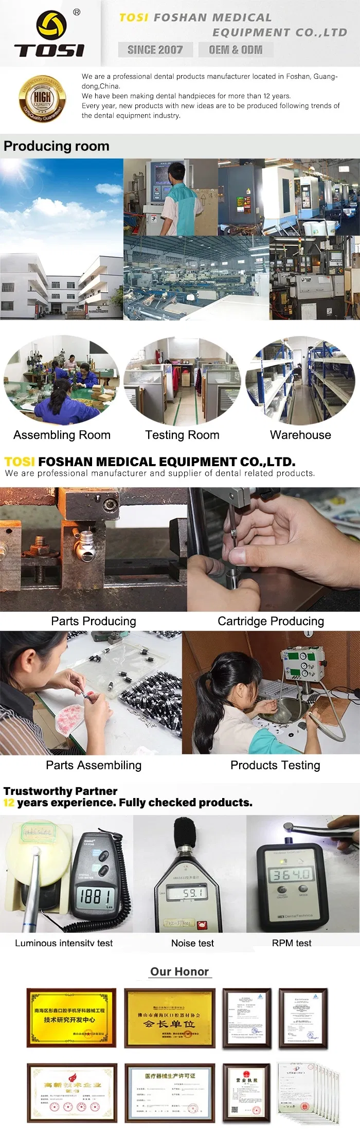 Dental High Speed Handpiece Midwest 4 Hole Disposable Personal