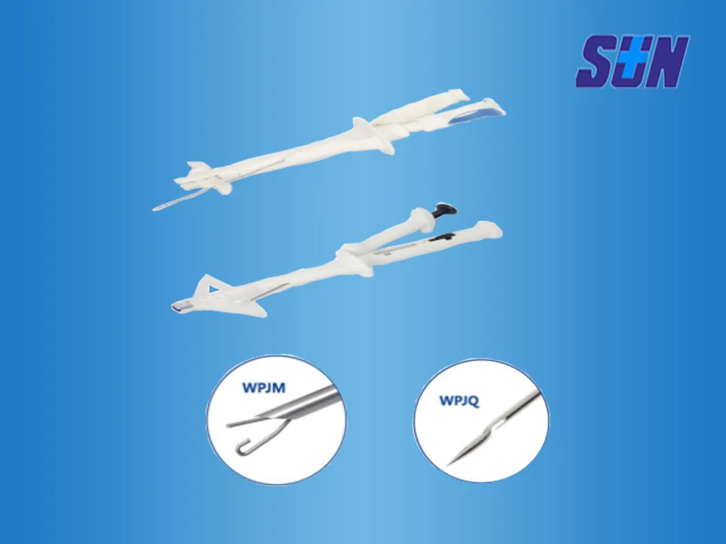 Disposable Endo Fascia Closure System for Ligation in Abdominal Surgery Surgical Instrument with CE