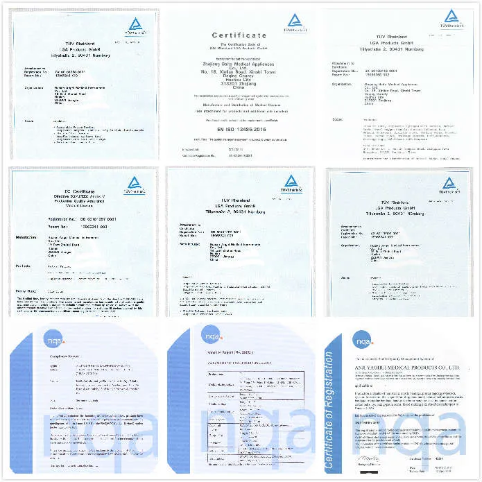 Disposable Medical Products Silicone/PVC Laryngeal Mask Airway 100% Grade Silicone/PVC