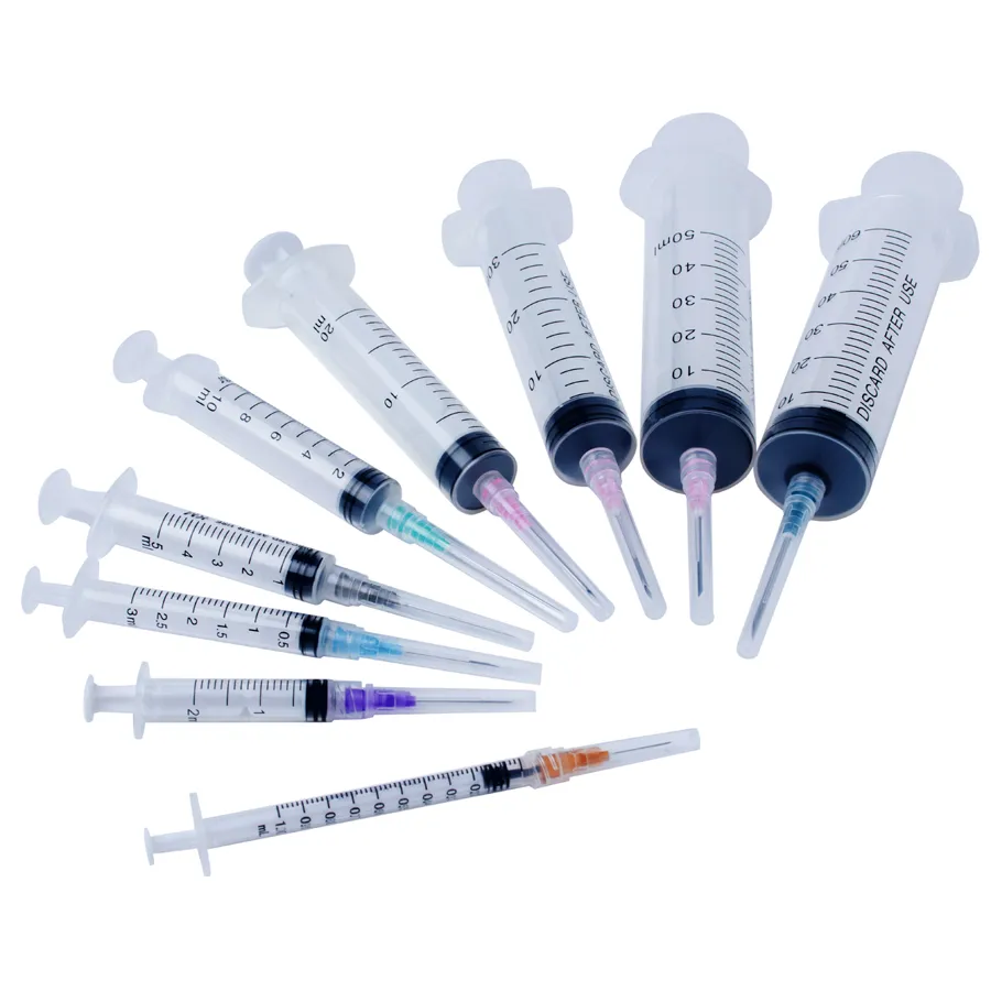 Disposable Syringe Injection Syringe in 3-Parts with CE Certificate