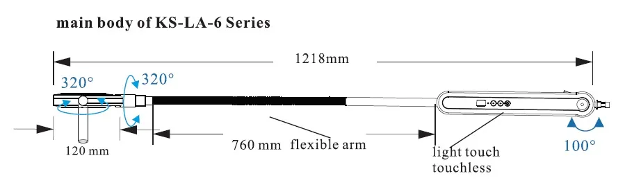 Easywell 6W LED Ks-La-6D Light Touch Examination Light for Minor Surgery with Ce, ISO