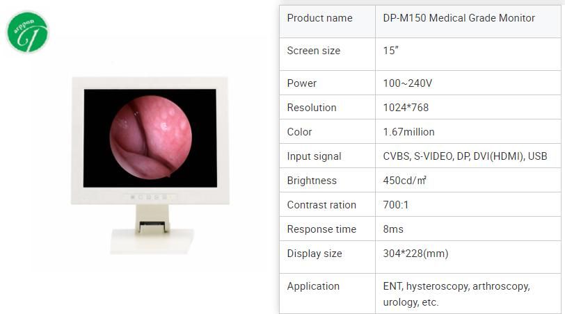 Endoscopie Medical Equipment HD Camera Endoscopy Tower Portable Light Source Sigmoidoscope Endoscope for Surgery