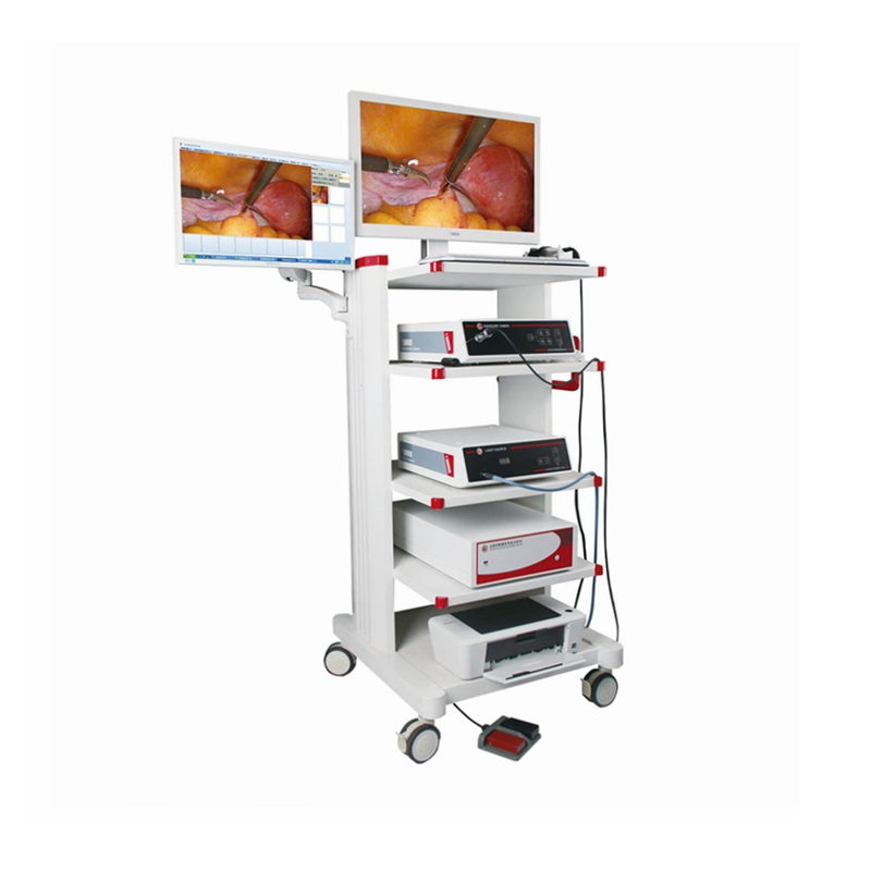 Full HD Laparoscopy Tower of Complete Set with Laparoscopic Instruments Devices Medical Endoscope Camera