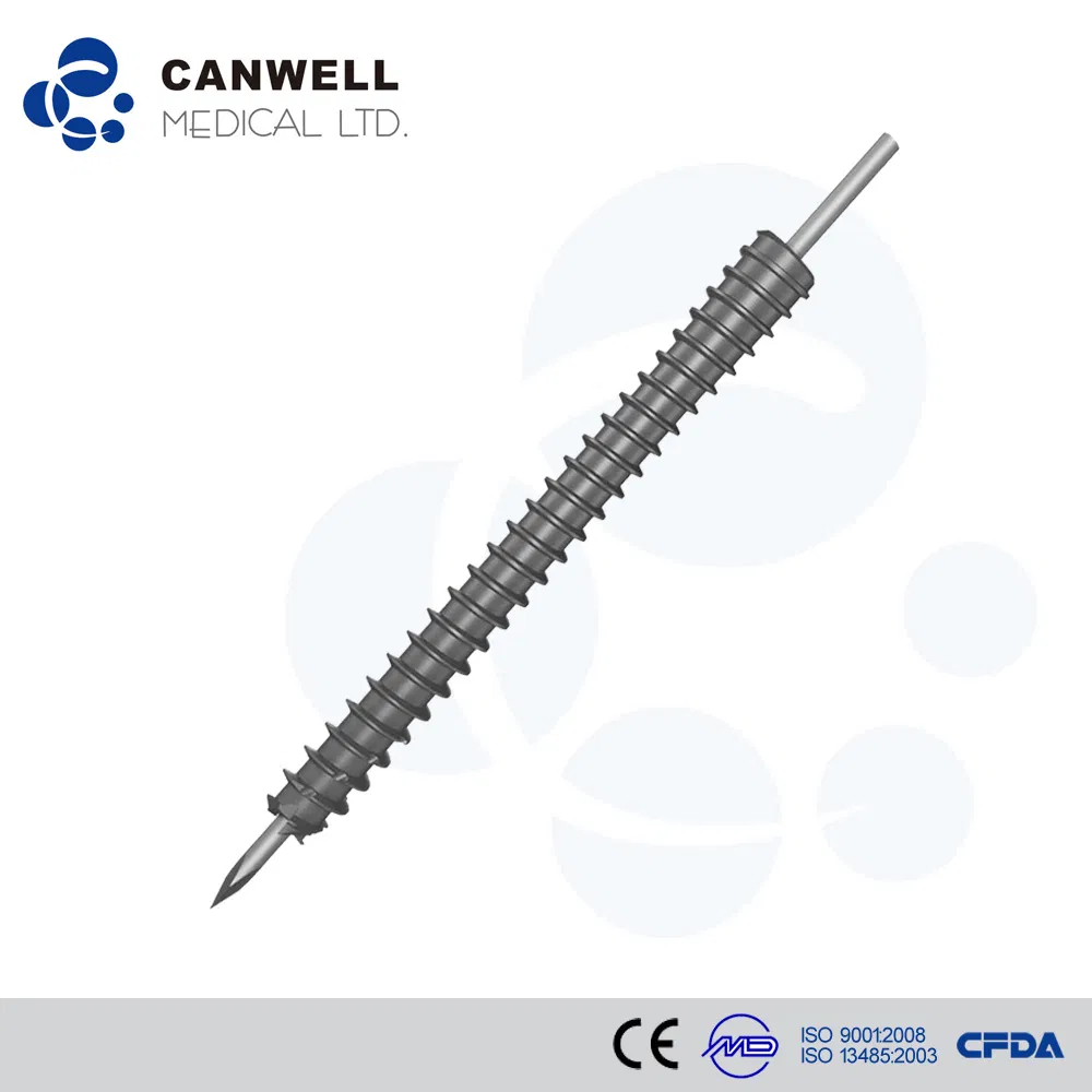 Headless Cannulated Compression Mini Bone Screw, Titanium Orthopedic Locking Screw Implant Medical