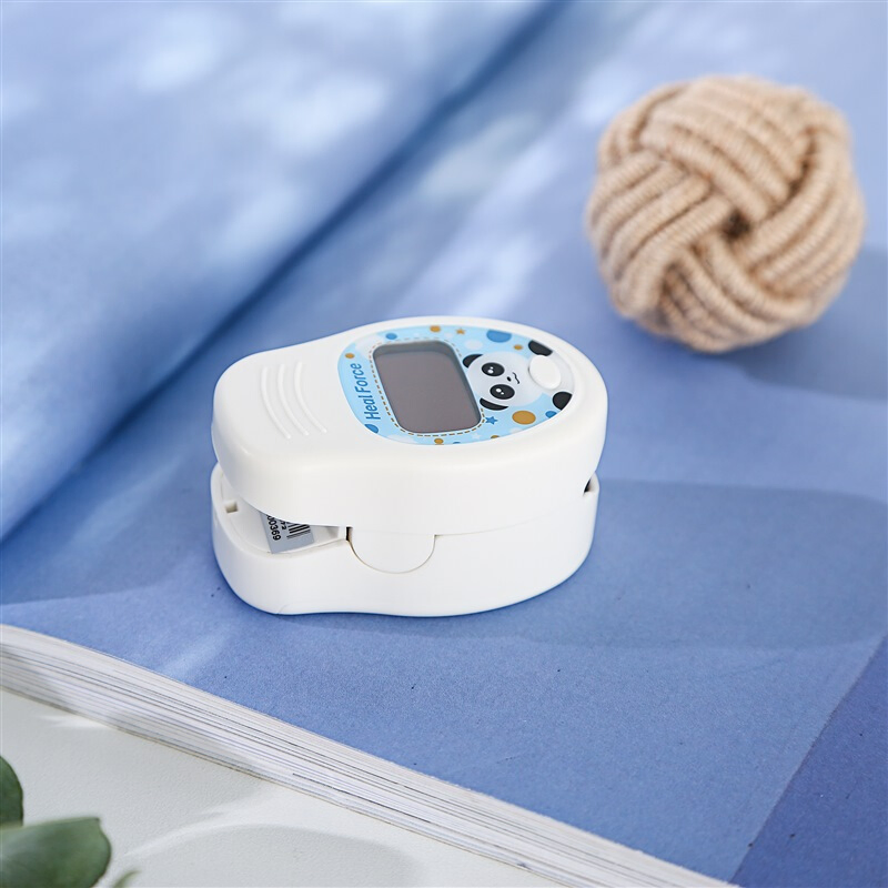 Heal Force Children's Oximeter Finger Clip Blood Oxygen Saturation Detection Heart Rate Monitor Household Finger Pulse Oxygen Heartbeat Pulse Rate Pulse Monitor