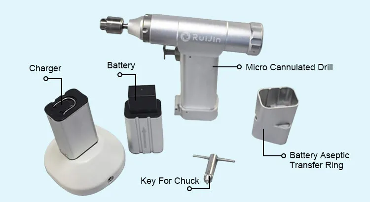 High Quality Durable Orthopedic Medical Micro Drill for Thoracic OPS Minor Surgery