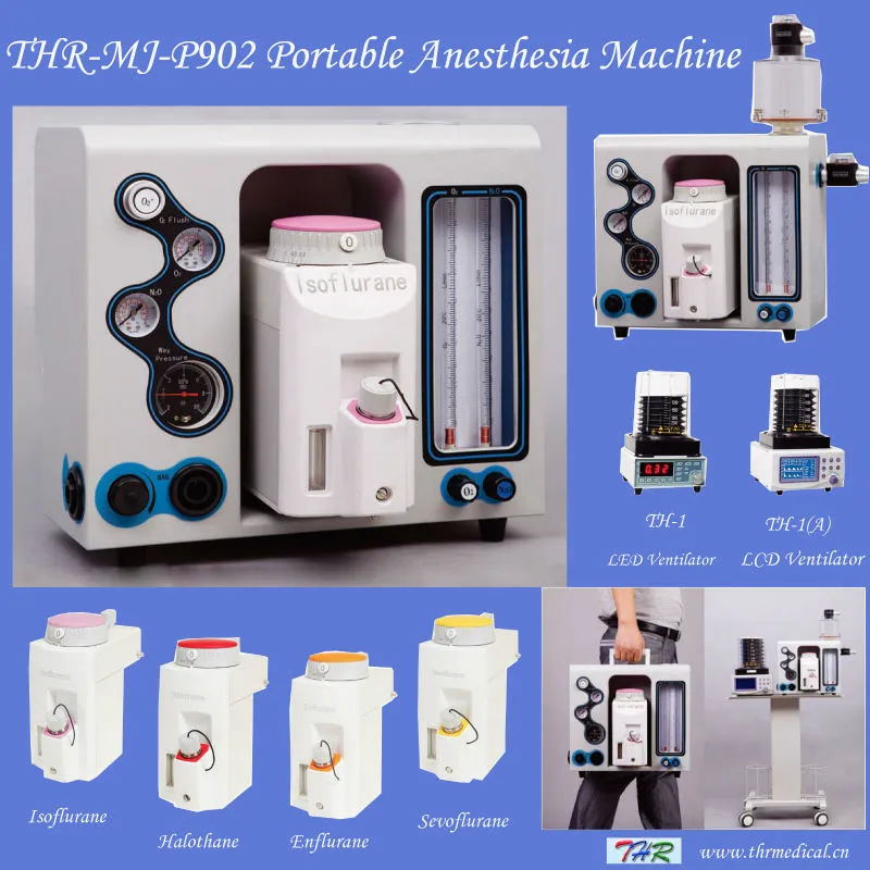 High Quality Hospital Portable Anesthesia Medical Equipment (THR-MJ-P902-V)