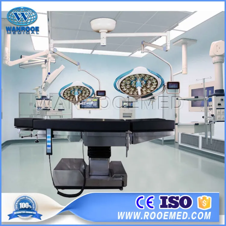 Hospital Orthopedic Urology Radiolucent Surgical Electric Delivery Room Operating Tables