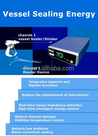 Ligasure Vessel Sealer Laparoscopic Bipolar Forceps Electrosurgical Instrument (THR-HV600)