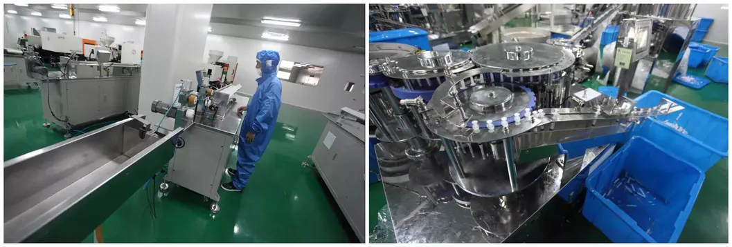 Medical Dental Disposable Product Plastic Vacuum 5ml Syringe