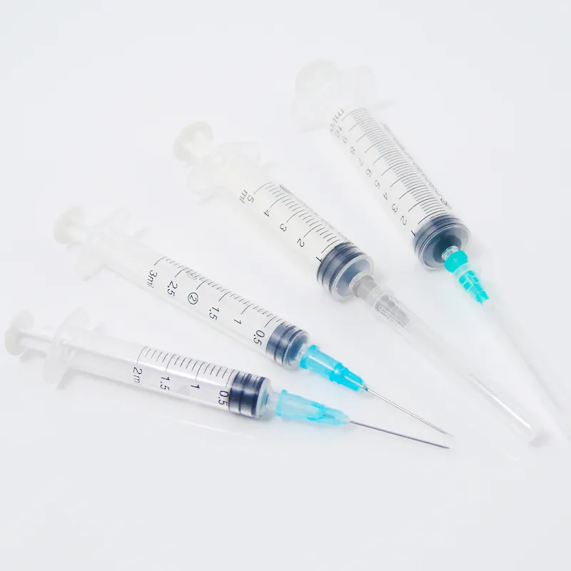 Medical Dental Disposable Product Plastic Vacuum 5ml Syringe