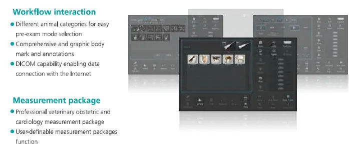 Medical Equipment Portable Color Doppler Ultrasound Sonoscape Veterinary S9V