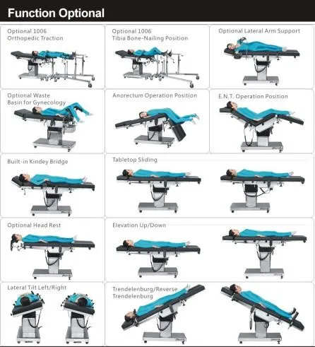 Medical Manual Hydraulic Operating Table with CE and ISO Mt600