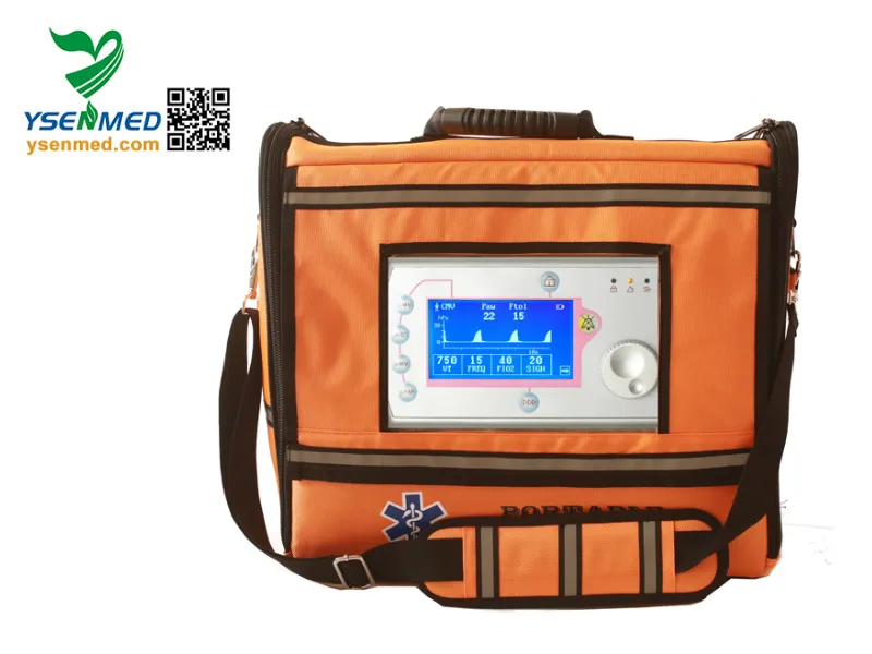 Medical Portable Ambulance Breath Ventilator Transport Ventilator Machine