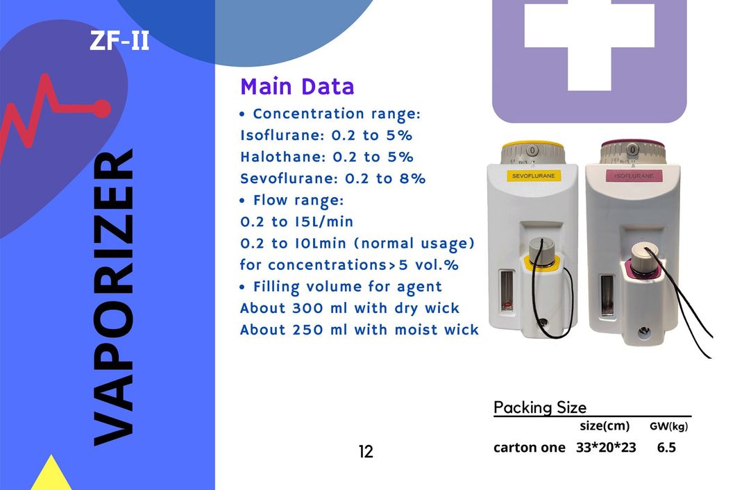Medical Vaporizer Hospital Anesthesia Vaporizer Isoflurane