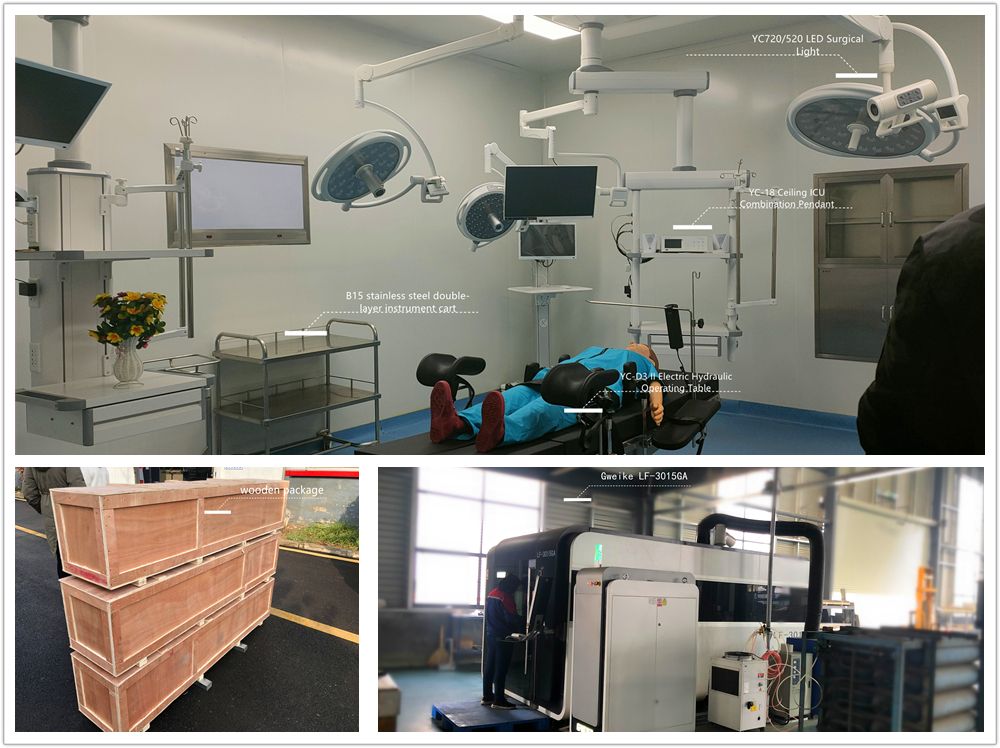 Hospital Economic Whole Price Electric Surgical Integrated Theatre Operating Table