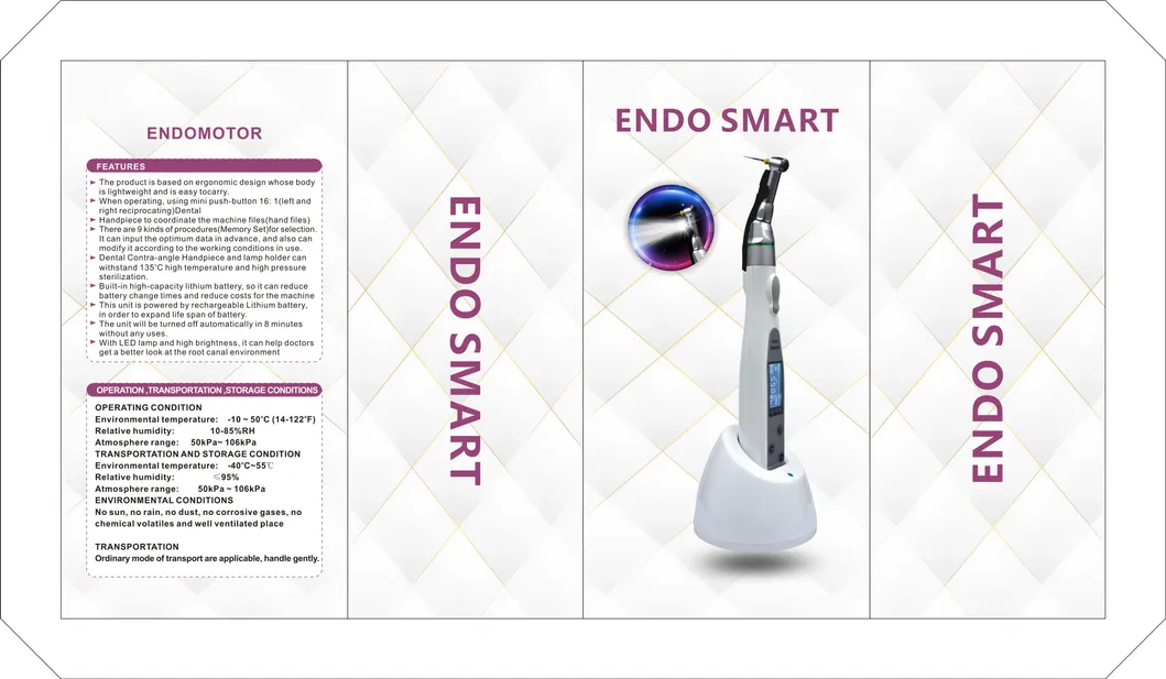 New Arrival Dental Endo Motor 16: 1 Reduction Endodontic Motor