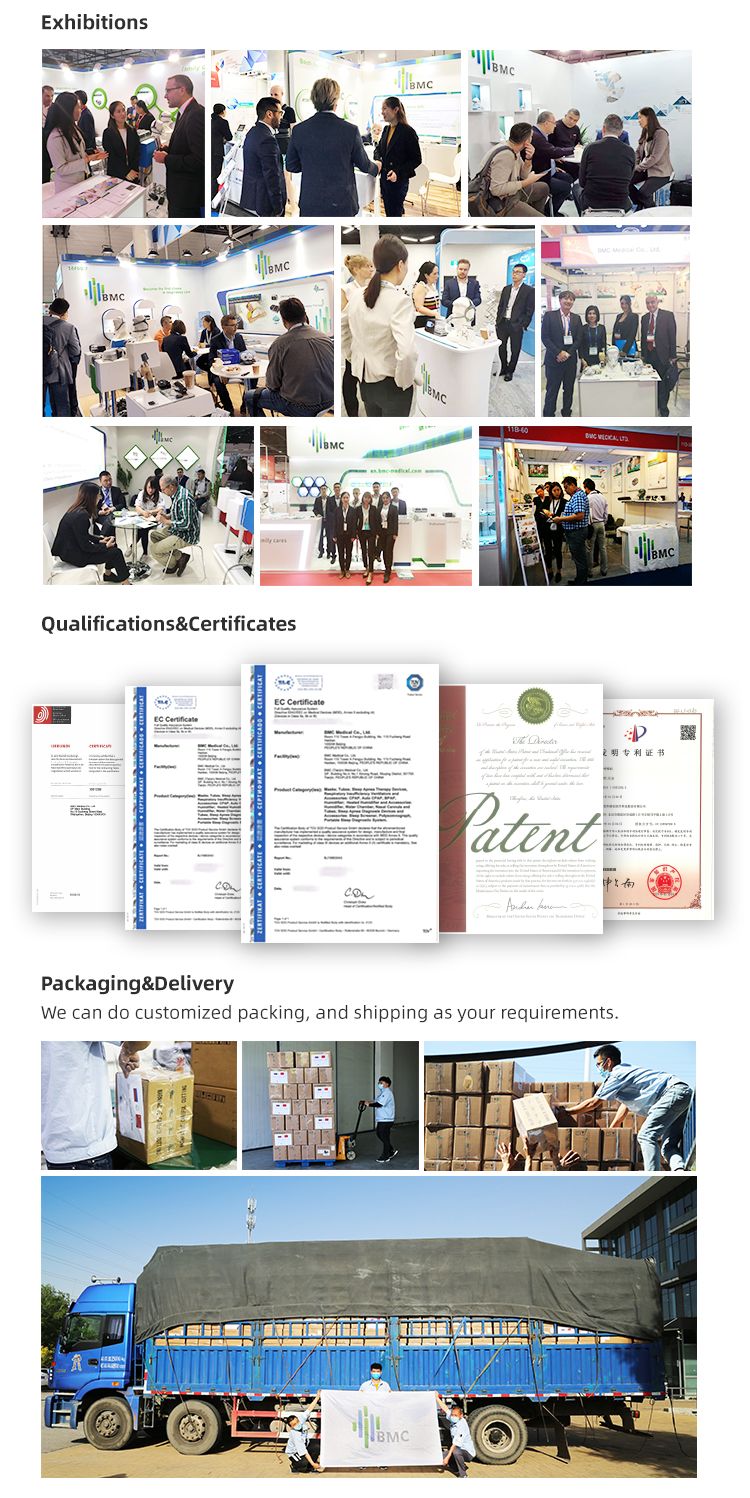 NIV BIPAP cpap face mask with Headgear BMC MEDICAL