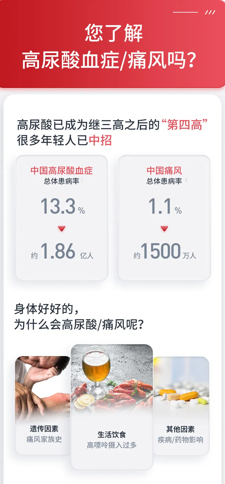 One Machine Double Test Blood Glucose and Uric Acid Tester for Household Use 50 Blood Glucose Test Strips + 50 Uric Acid Test Strips