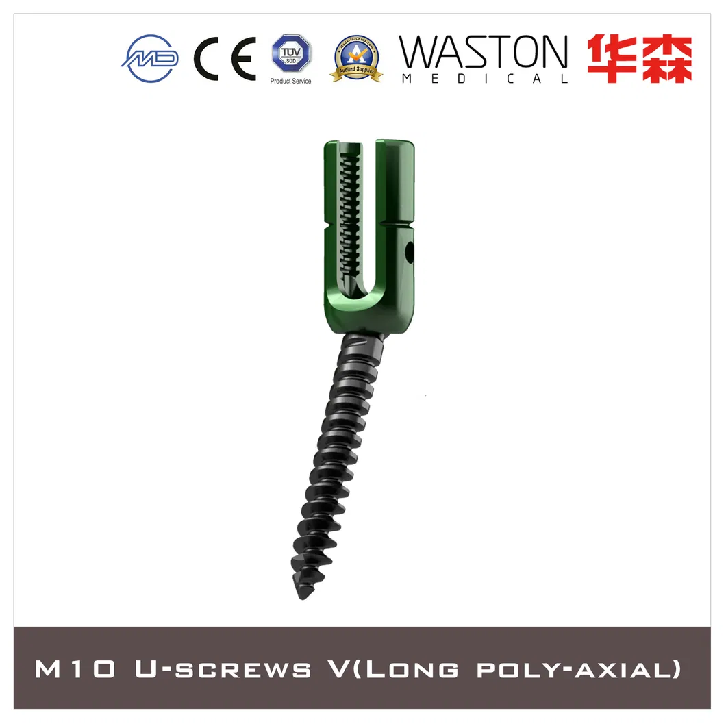 Pedicle Screw, Titanium Alloy, Orthopedic Implant, Spine, Surgical, Medical Instrument Set, with CE/ISO/FDA, Dislocation, Fracture, Lumber and Cervical Verterbr