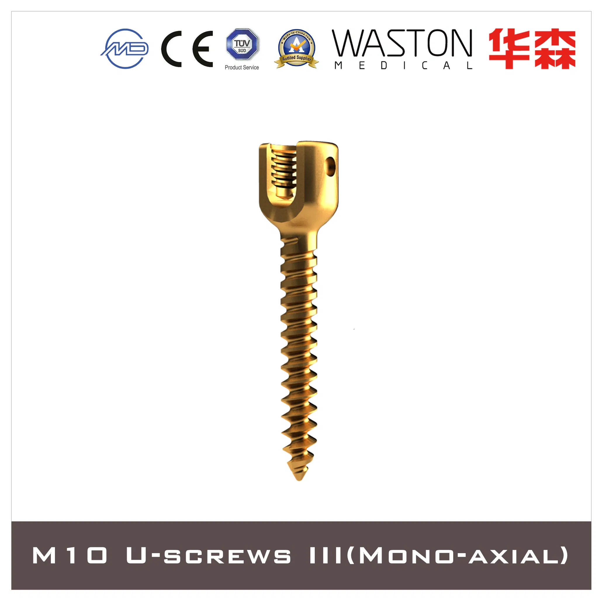 Pedicle Screw, Titanium Alloy, Orthopedic Implant, Spine , Surgical, Medical Instrument Set, with CE/ISO/FDA, Dislocation, Fracture, Lumber and Cervical Verterbr