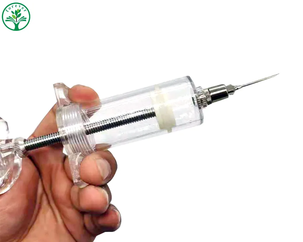Plastic Steel Veterinary Syringe for Cattle/Cows/Pigs/Sheeps