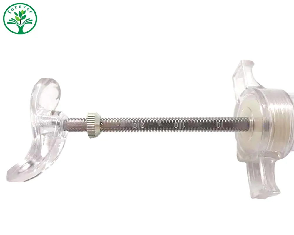 Plastic Steel Veterinary Syringe for Cattle/Cows/Pigs/Sheeps