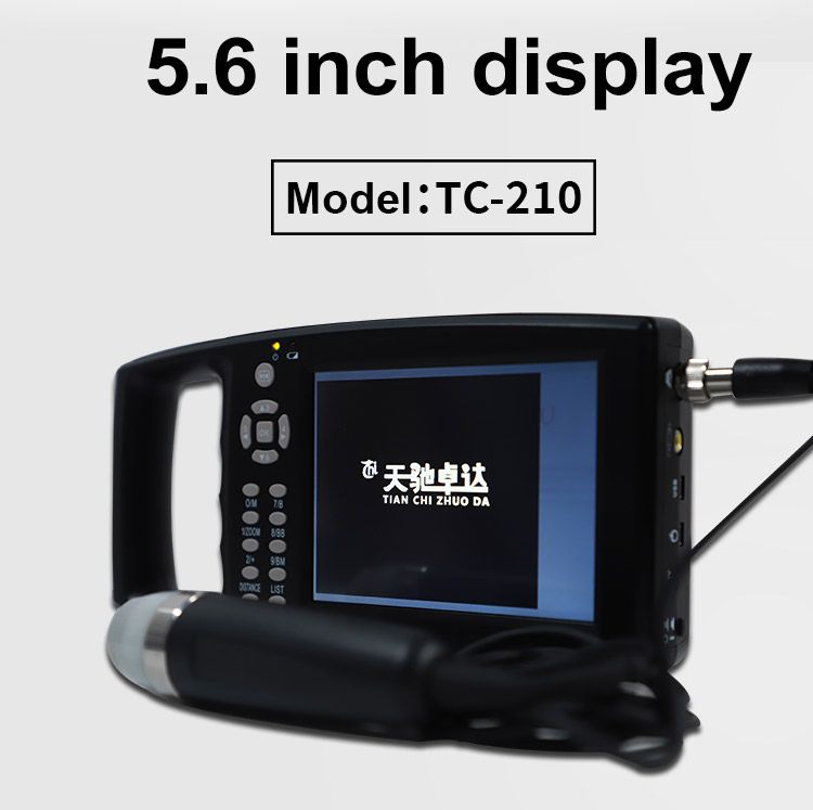 Portable Laptop 3.5MHz Vet Use Mini Veterinary Ultrasound Machine Medicine Equipment Ultrasound 5.6inch Scanner for Animal Pregnancy