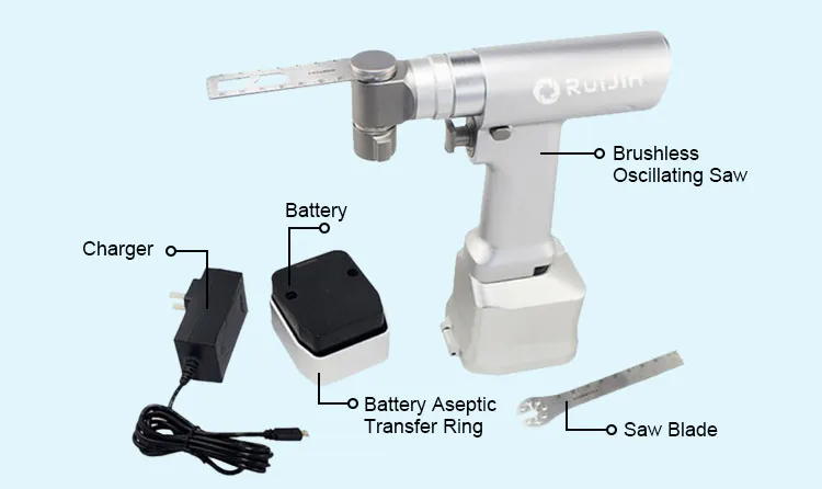 Ruijin Medical Surgical Power Tools Oscillating Sagittal Saw Es-1011