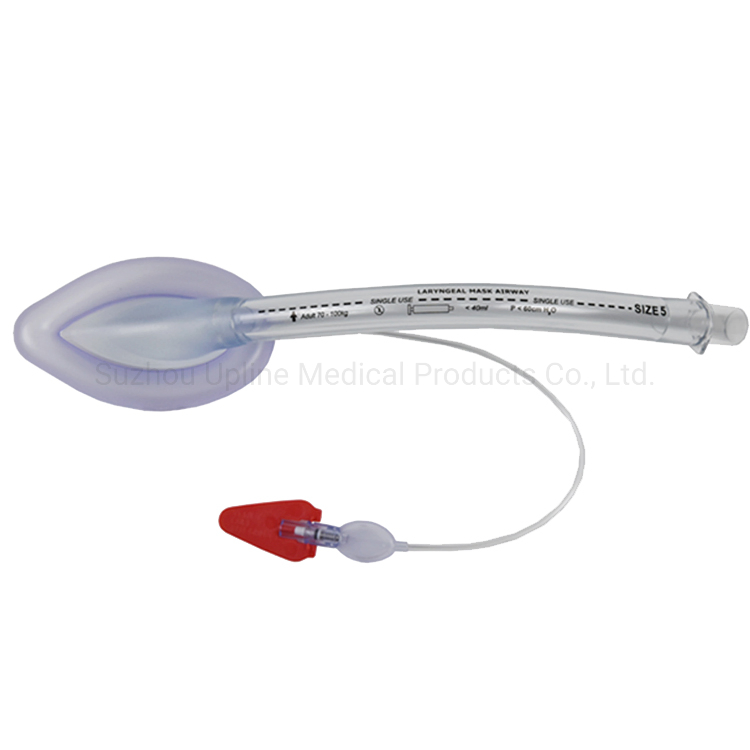 Short Surgery Patients Disposable Reinforced Silicone Laryngeal Mask with CE/ISO Certificate (with spring)
