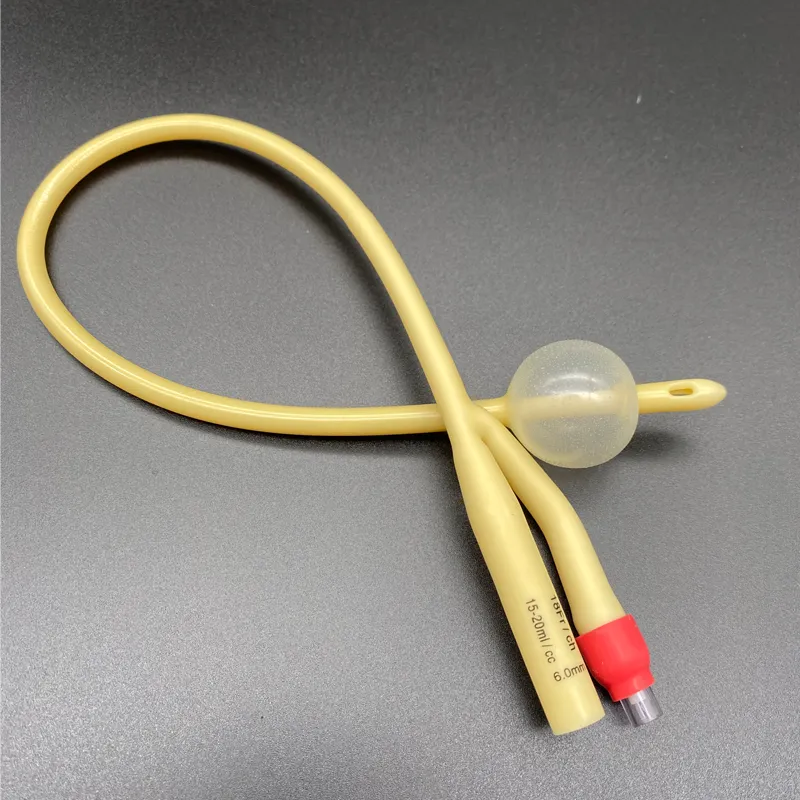 Silicone Coating Foley Catheter Latex Foley Catheter with Balloon