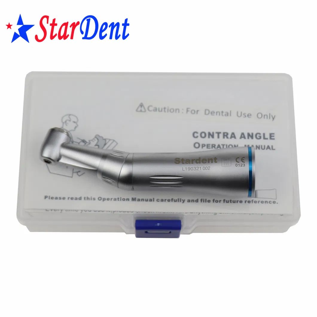 Stardent Dental Handpiece Internal Water Spray Low Speed Contra Angle Push Button Contra Angle