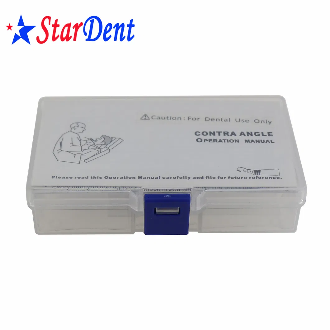 Stardent Dental Handpiece Internal Water Spray Low Speed Contra Angle Push Button Contra Angle