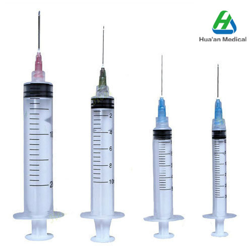 Sterile Disposable 3 Parts Syringe Medical 1ml/2ml/3ml/5ml/10ml Luer Lock Syringe