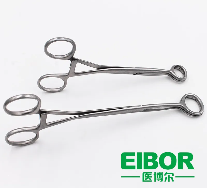 Surgical Collins Tongue Seizing Forceps Jaws Wide-Laboratory Forceps