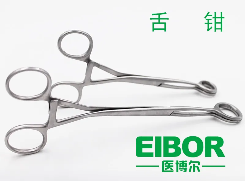 Surgical Collins Tongue Seizing Forceps Jaws Wide-Laboratory Forceps