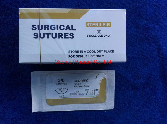 Surgical Sutures - Chromic Catgut (2#--6/0)